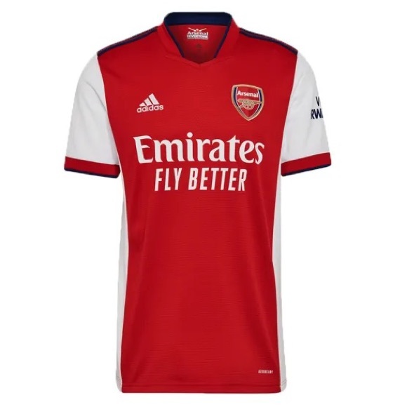 🏴󠁧󠁢󠁥󠁮󠁧󠁿NWT [S] adidas Arsenal 2021-22 Home Jersey; - Picture 2 of 6